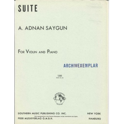 Suite op.14 : -A. Adnan Saygun