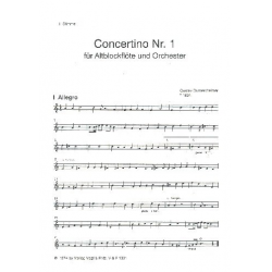 Sonate Nr.1 (Concertino) : -Gustav Gunsenheimer