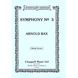 Sinfonie Nr. 5 für Orchester (Studienpartitur) -Arnold Edward Trevor Bax