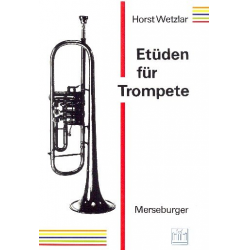 Etüden : für Trompete -Horst Wetzlar