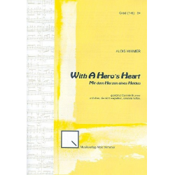 With a Hero's Heart : für Blasorchester -Alois Wimmer