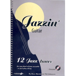 Jazzin' (+CD) for jazz ensemble - guitar -Hans Hjortek