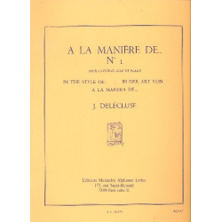 DELECLUSE J. : A LA MANIERE DE N01 -Jacques Delecluse