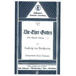 Die Ehre Gottes : für Salonorchester - Ludwig van Beethoven