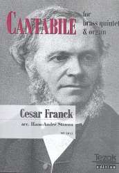 Cantabile : für 2 Trompeten, Horn -César Franck