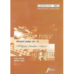 Lieder Band 4 : Playalong-CD -Wolfgang Amadeus Mozart
