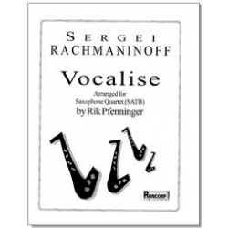 Vocalise - Saxophon Quartett -Sergei Rachmaninov (Rachmaninoff) / Arr.Rik Pfenninger
