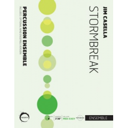 Stormbreak for percussion octet and wind band -Jim Casella