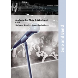 Andante for Flute & Windband - KV 315 -Wolfgang Amadeus Mozart / Arr.Paolo Mazza