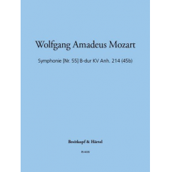 SINFONIE B-DUR NR.55 KVANHANG 214 -Wolfgang Amadeus Mozart