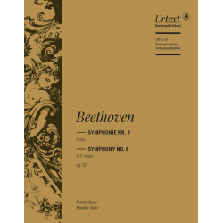 Sinfonie F-Dur Nr.8 op.93 : für -Ludwig van Beethoven