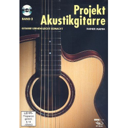 Projekt Akustikgitarre Band 2 (+DVD) - -Rainer Mafra
