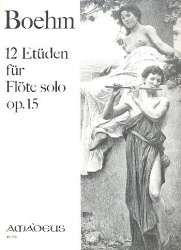 12 Etüden op.15 - für Flöte solo -Theobald Boehm