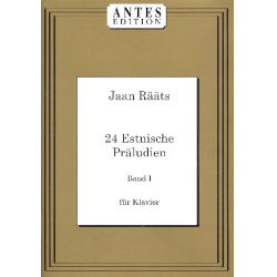 24 estnische Präludien Band 1 - -Jaan Rääts