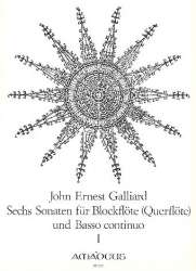 6 Sonaten Band 1 (Nr.1-3) - -Johann Ernst Galliard