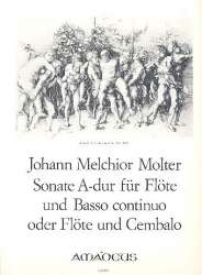 Sonate A-Dur - für Flöte und Bc -Johann Melchior Molter