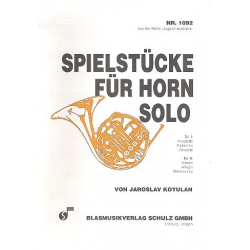 Spielstücke - für Horn solo -Jaroslav Kotulan