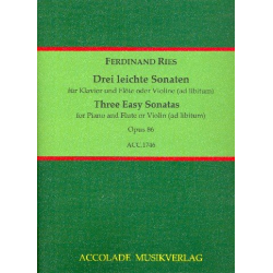 3 leichte Sonaten op. 86 -Ferdinand Ries