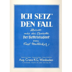Ich setz den Fall - Duett für -Carl Millöcker