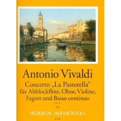 Konzert La Pastorella RV95 - für Altblockflöte, -Antonio Vivaldi