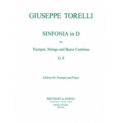 Sinfonia in D G8 for trumpet, -Giuseppe Torelli