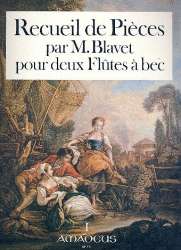 Recueil de pieces 1 - pour 2 flutes -Michel Blavet