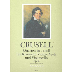 Quartett c-Moll op.4 - für Klarinette, -Bernhard Henrik Crusell