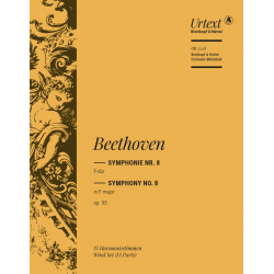 SINFONIE F-DUR NR.8 OP.93 : FUER -Ludwig van Beethoven