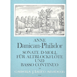 Sonate d-Moll - für -Anne Danican Philidor