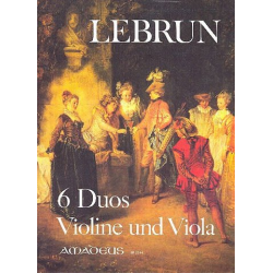 6 Duos op.4 - für Violine -Ludwig August Lebrun