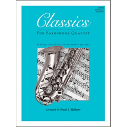 Classics For Saxophone Quartet - Eb Baritone Saxophone -Diverse / Arr.Frank Halferty
