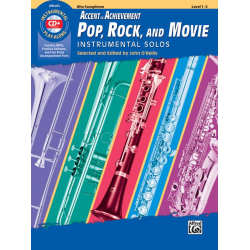 AOA Pop Rock Movie Inst Solos AX/CD -John O'Reilly
