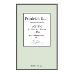 Sonate D-Dur für Flöte und Bc -Johann Christoph Friedrich Bach