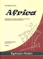 Africa - Saxophonquintett -David Paich & Jeff Porcaro (Toto) / Arr.Joachim Farbowsky
