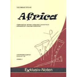 Africa - Saxophonquintett -David Paich & Jeff Porcaro (Toto) / Arr.Joachim Farbowsky