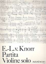 Partita in G - für Violine solo -Ernst-Lothar von Knorr
