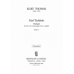 Fünf Tierfabeln Wk 31 -Kurt Thomas