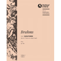 HAYDN-VARIATIONEN : FUER ORCHESTER -Johannes Brahms