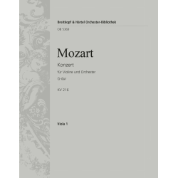 Konzert G-Dur KV216 : -Wolfgang Amadeus Mozart