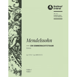 Scherzo op.61,1 : für Orchester -Felix Mendelssohn-Bartholdy