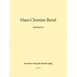 Bartel, Hans-Christian : Variationen