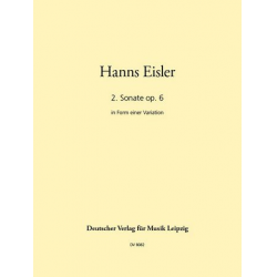 ZWEITE SONATE FUER KLAVIER : -Hanns Eisler
