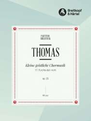 Kleine geistliche Chormusik Wk 25 Nr. 17 -Kurt Thomas