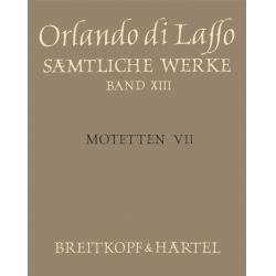 Sämtliche Werke Band 13 (Motetten Band 7) -Orlando di Lasso