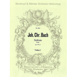 Sinfonia B-Dur op.9,3 : für Orchester -Johann Christian Bach