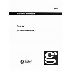 Sonate für Violoncello solo - Hermann Schroeder