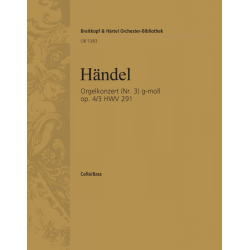 Konzert g-Moll op.4,3 HWV291 : -Georg Friedrich Händel (George Frederic Handel)