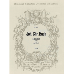 Sinfonia B-Dur op.9,3 : für Orchester -Johann Christian Bach