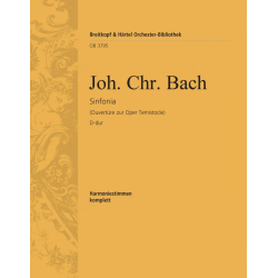 Sinfonie D-Dur : Ouvertüre zur Oper Temistocle -Johann Christian Bach