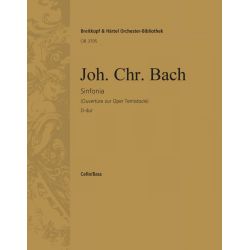 Sinfonie D-Dur : Ouvertüre zur Oper Temistocle -Johann Christian Bach